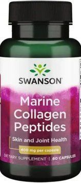 Морской коллаген Swanson Type I Hydrolyzed Marine Collagen Peptides 400mg 60 капс 2956574462 фото
