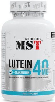 Лютеїн та зеаксантин для здоров'я очей MST Lutein 40 mg 120 Softgel Caps 3123032678 фото