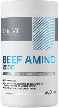 Амінокислоти яловичі OstroVit Beef Amino 300 tabs 21282 фото