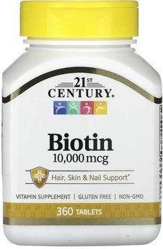 Біотин 21st Century Biotin 10,000 mcg 360 таб 3108184050 фото