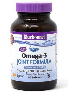 Bluebonnet Nutrition Omega-3 Joint Formula 60 softgels 19748 фото