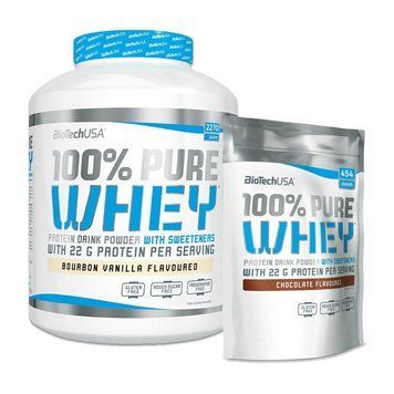 Концентрат сироваткового протеїну (білка) BioTech 100% Pure Whey 2.724 кг біотеч пур вей 11108 фото