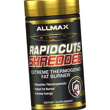 Потужний жироспалювач для швидкого зниження ваги Allmax Nutrition Rapidcuts Shredded 90 кап 20141 фото