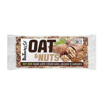 Батончик BioTech OAT and Fruits 70 г pecans walnuts 4078 фото