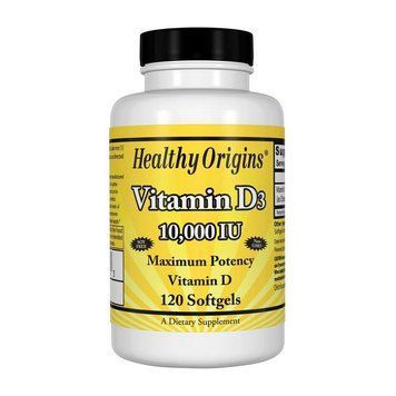 Вітамін Д3 Healthy Origins Vitamin D3 10000 IU 120 капс гел 11352 фото