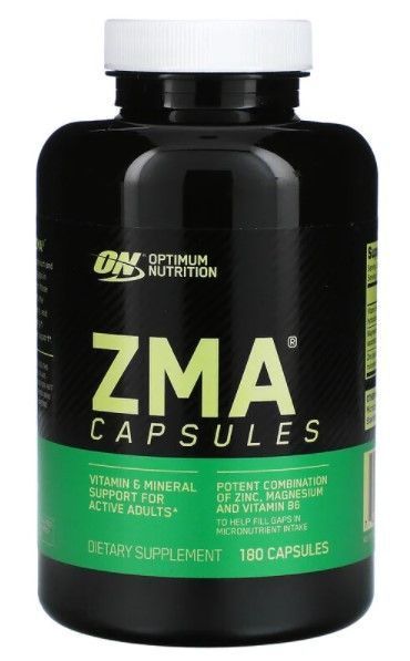 ЗМА Бустер тестостерона Optimum ZMA 180 капсул 2542 фото