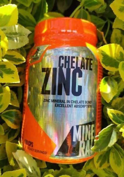 Хелатний цинк Zinc Chelate EXTRIFIT 100 капсул Бисглицинат 18583 фото