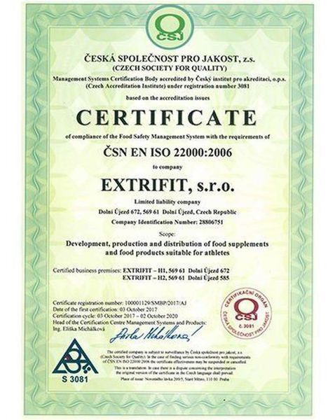 Хелатний цинк Zinc Chelate EXTRIFIT 100 капсул Бисглицинат 18583 фото