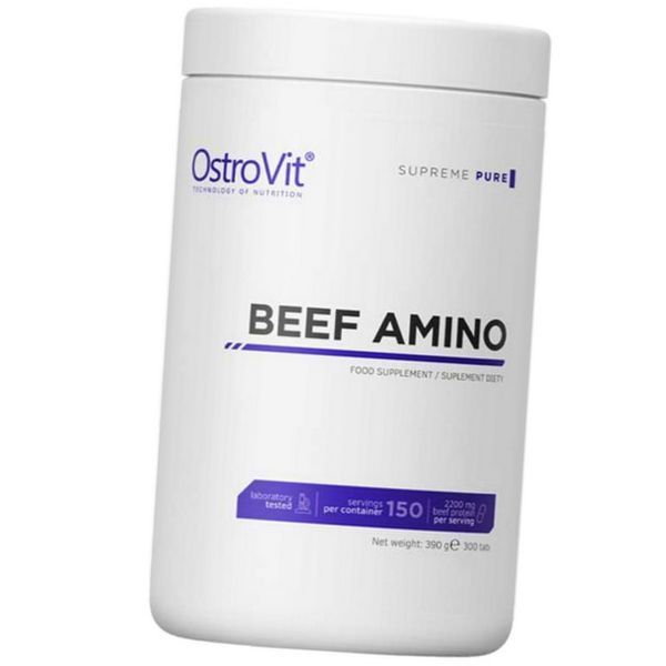 Аминокислоты говяжьи OstroVit Beef Amino 300 tabs 21282 фото