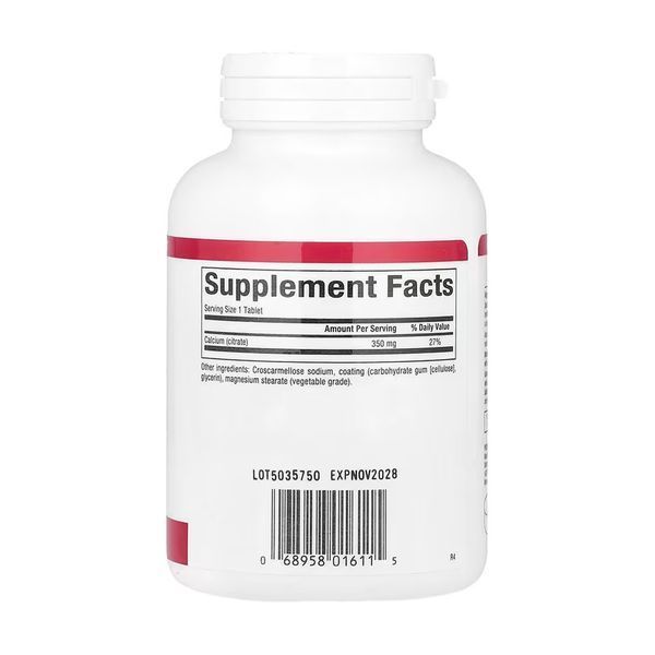 Цитрат кальцію Natural Factors Calcium Citrate 350mg 90 таб 2956577129 фото