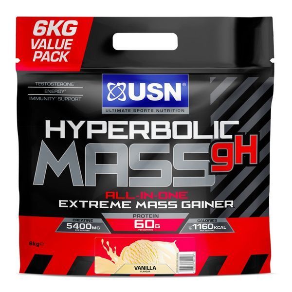 Гейнер для набора массы USN Hyperbolic Mass 6 kg шоколад 5520 фото