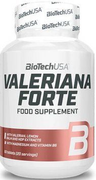 Підтримка нервової системи при стресі BioTech Valerian Forte 60 таб 3028839755 фото