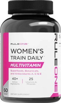 Вітаміни і мінерали R1 (Rule One) women's Train Daily Multivitamin 60 таб 20471 фото