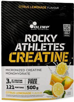 Креатин моногідрат для росту м'язів та витривалості Olimp Rocky Athletes Creatine 500 g цитрусовий лимонад 3028839740 фото