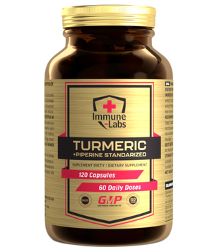 Куркумін та піперин Immune Labs Turmeric + Piperine 120 капсул 22360 фото
