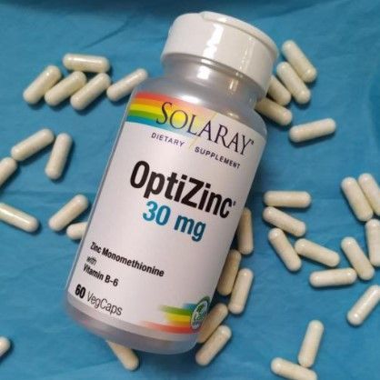 Цинк Solaray OptiZinc 30 mg 60 капс 19367 фото