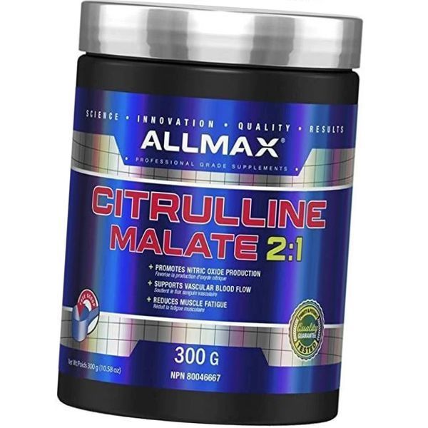 Цитруллин аминокислота All Max Nutrition Citrulline Malate 2:1 300 грамм 9426 фото