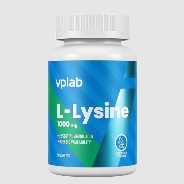 Л-лизин аминокислота VP Lab L-Lysine 1000 мг 90 таб 11559 фото