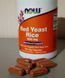 Червоний дріжджовий рис Now Red Yeast Rice 600 mg 60 veg caps 20118 фото 3