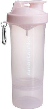 Шейкер 2в1 SmartShake Slim Grey 500 мл розовый 21074 фото