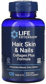 Витамины для волос, кожи и ногтей Life Extension Hair, Skin & Nails 120 таблеток 2956572168 фото