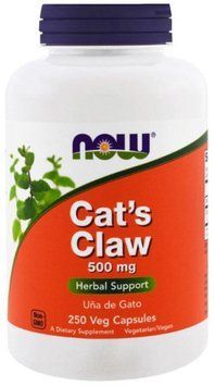 Котячий кіготь NOW Cats Claw 500 mg 250 капсул 7721 фото