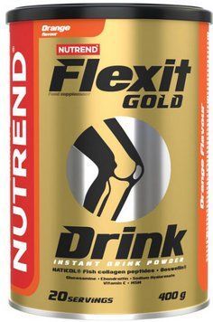 Комплекс для суставов с коллагеном и глюкозамином Nutrend Flexit Gold Drink 400 г розовый грейпфрут 3123032653 фото