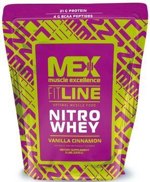 Протеин MEX Nutrition Nitro Whey 2,27 кг шоколад 7979 фото
