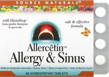 Гомеопатический препарат Source Naturals Allercetin&trade; Allergy & Sinus 48 таб 2956574269 фото