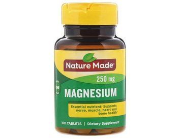 Магний Nature Made Magnesium 250 mg 100 таб 18685 фото