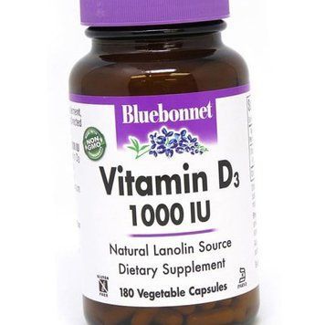 Вітамін Д3 Bluebonnet Nutrition Vitamin D3 1000 IU (25 mcg) 180 капсул вег 19824 фото