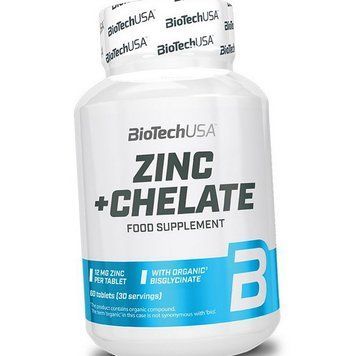 Хелатный Цинк BioTech Zinc + Chelate 60 таблеток 11111 фото