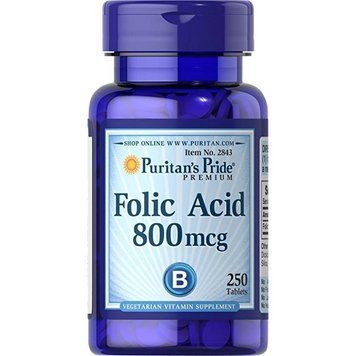Фолієва кислота Folic Acid 800mcg 250 tabs 2956564807 фото