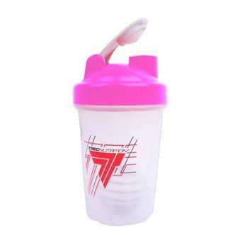 Шейкер TREC Shaker With Metall Ball 400 мл розовый 6833 фото