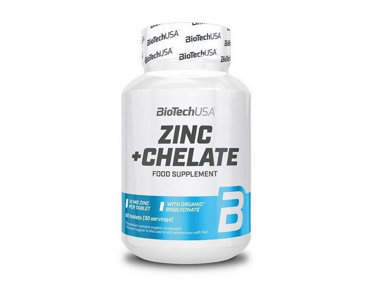 Хелатный Цинк BioTech Zinc + Chelate 60 таблеток 11111 фото