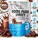 Сироватковий протеїн для чоловіків та жінок BioTech 100% Pure Whey 900 гр шоколад 3206091173 фото 2