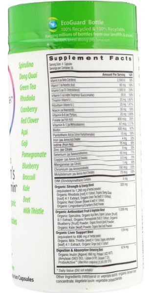 Мультивитаминный комплекс для женщин Rainbow Light Certified Women's Multivitamin 120 капсул 19129 фото