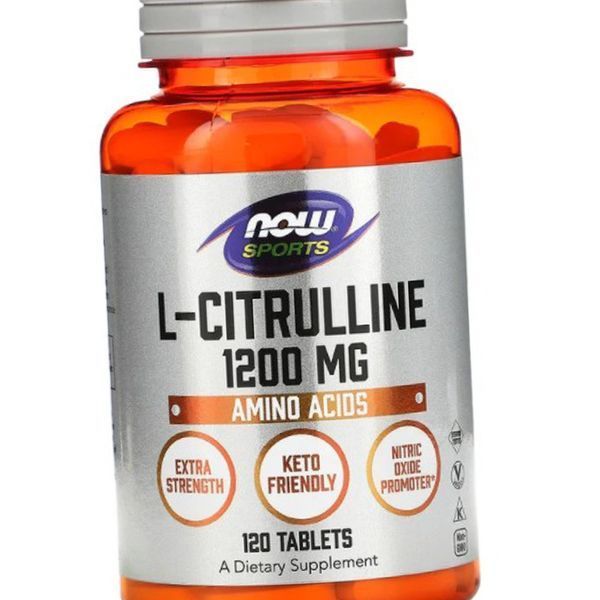 Цитруллин NOW Foods Citrulline 1200 mg 120 таб 9146 фото
