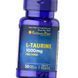 Таурин Puritan's Pride L-Taurine 1000 mg free form 50 таблеток 18946 фото 1