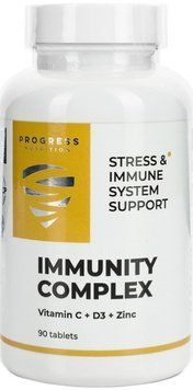 Вітамін С Д3 Цинк Progress Nutrition Immunity Complex 90 табл 23024 фото