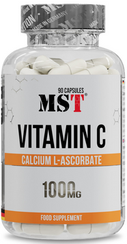 Витамин С MST Vitamin C Calcium L-Ascorbate 1000 mg 90 caps 23436 фото