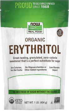 Эритритол Now Foods Organic Erythritol 454g 3028845944 фото