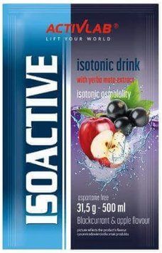 Изотоник с электролитами для тренировок и активного образа жизни Activlab Isoactive Isotonic Drink 31,5 гр яблоко черная смородина 3197439972 фото