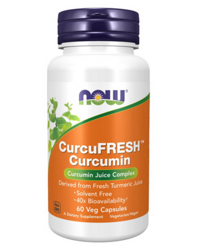 Куркума NOW Foods CurcuFRESH Curcumin 60 капсул 21610 фото