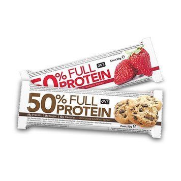 Протеїновий батончик QNT 50% full protein bar 50 г 10806 фото