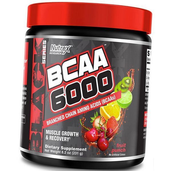 BCAA аминокислоты Бсаа Nutrex BCAA 6000 255 g 18379 фото