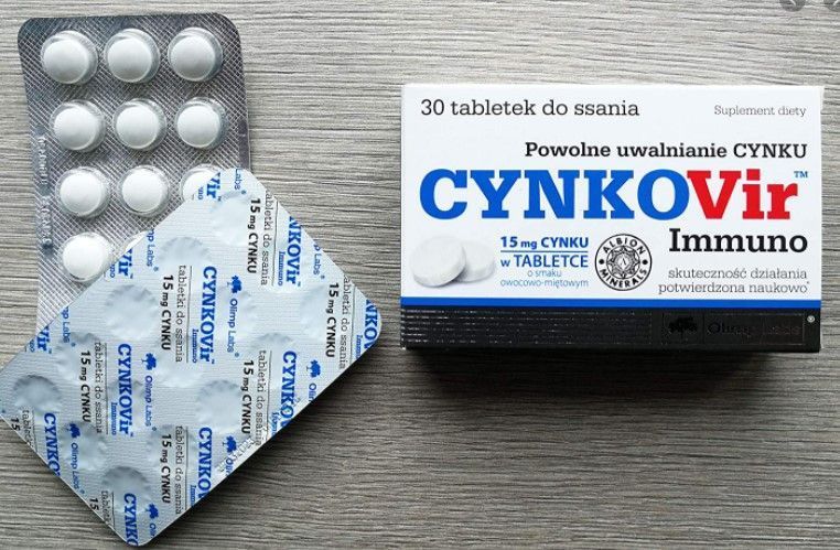 Цинк в таблетках OLIMP CynkoVir Immuno 15 мг 30 таблеток 11775 фото