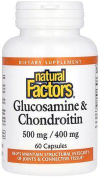 Глюкозамин и хондроитин Natural Factors Glucosamine Chondroitin 900mg 60 капс 2976277986 фото