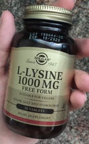 Лизин Solgar L-Lysine 1000 mg 50 таблеток 11526 фото
