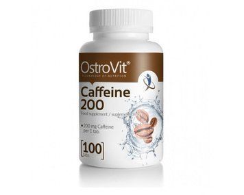 Кофеїн OstroVit Caffeine 200 100 таб 8455 фото